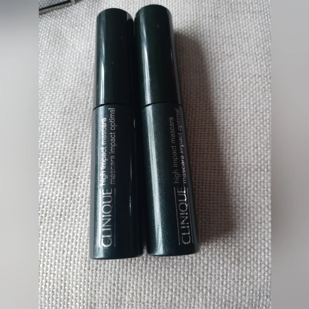 Clinique High impact Mascara 01 Black lot of 2 0.14oz New no box